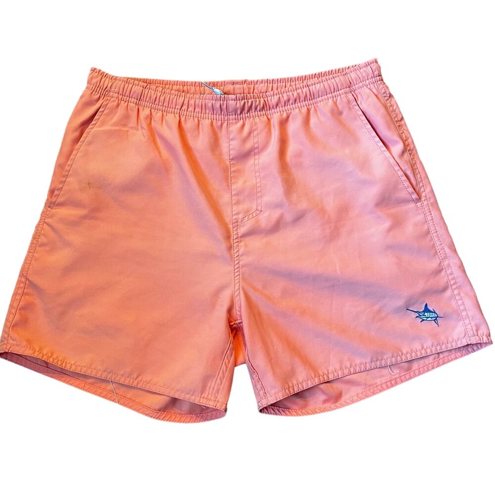 Guy Harvey Men's MD Swim Shorts With Sailfish Embroidered Graphic